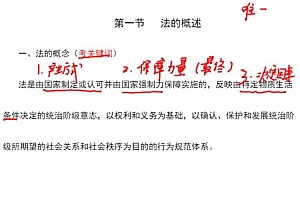 2022省考:2022粉笔省考公安专业系统班(7.87G)
