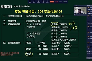 2023考研西医综合:文都西医综合协议班 百度网盘(215.87G)