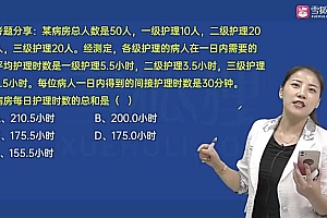 2022医学考试鸭题库:主管护师 百度网盘(259.88M)