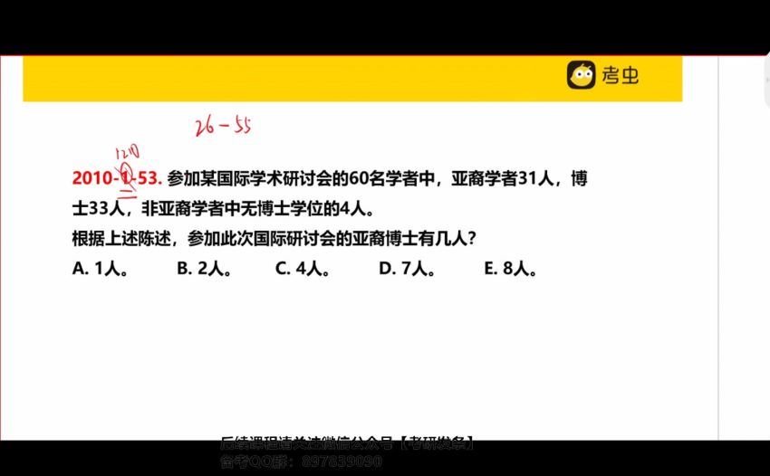 2023考研管理类：【考虫】管理类联考 百度网盘(95.72G)