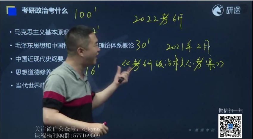 2022考研政治：徐涛政治全程协议班(46.28G)