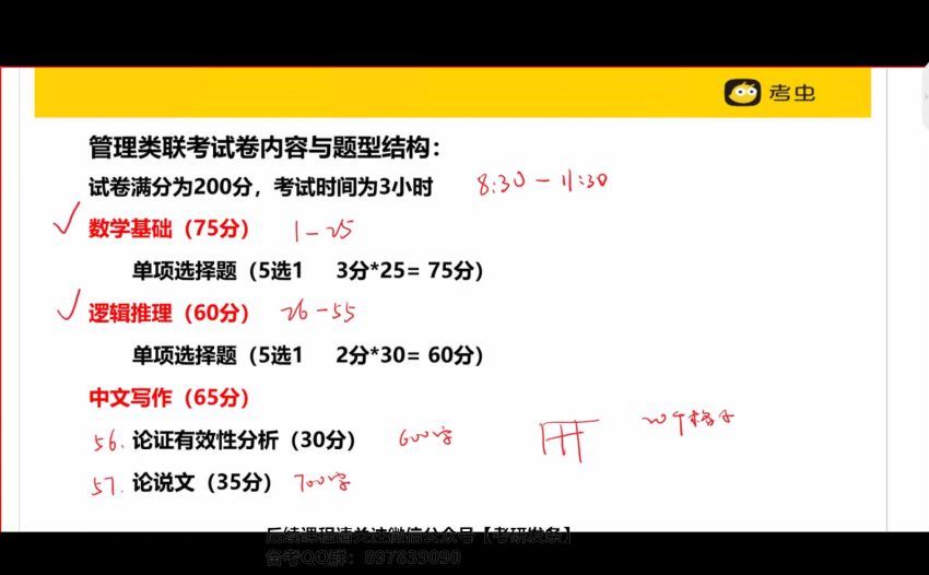 2023考研管理类：【考虫】管理类联考 百度网盘(95.72G)